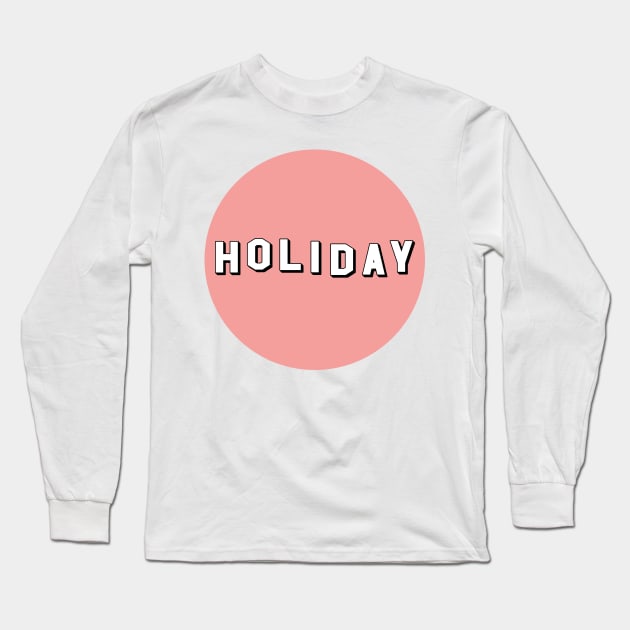 Hollywood Holiday (Red) Long Sleeve T-Shirt by powniels